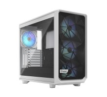 Корпус ПК без блока питания/ Case Fractal Design Meshify 2 RGB TG Clear Tint, Midi-Tower, 4x140mm RGB, 2xUSB-A 3.2 + 1xUSB 3.2 Type-C E-ATX, ATX, mATX, mITX White