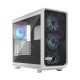 Корпус ПК без блока питания/ Case Fractal Design Meshify 2 RGB TG Clear Tint, Midi-Tower, 4x140mm RGB, 2xUSB-A 3.2 + 1xUSB 3.2 Type-C E-ATX, ATX, mATX, mITX White