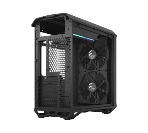 Корпус ПК без блока питания/ Case Fractal Design Torrent Compact TG Dark Tint, Midi-Tower, 2x180mm, 2xUSB-A 3.2 + 1xUSB 3.2 Type-C E-ATX, SSI-CEB, ATX, mATX, mITX Black