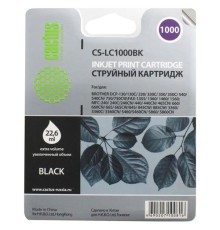-/ Картридж струйный Cactus CS-LC1000BK черный (22.6мл) для Brother DCP 130C/330С/MFC-240C/5460CN