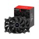 Кулер для ПК/ Case Cooler PCCooler DN 120 3IN 1 (120x120x25mm, 3-pin, 44.31CFM, 18dBA, 1200RPM, Black, 3pcs)