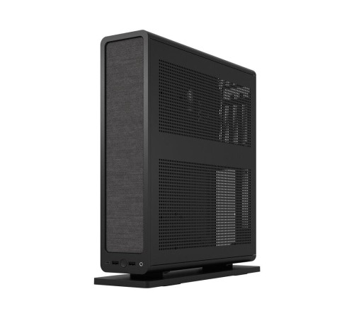 Корпус без блока питания/ Case Fractal Design Ridge, 2x140mm, 2xUSB-A 3.2 + 1xUSB 3.2 Type-C, SFX PSU Support, mITX Black