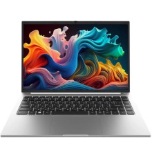 Ноутбук Maibenben Smart S14B 14.5"(3072x1920 (матовый) IPS)/AMD Ryzen 5 6600H(3.3Ghz)/8192Mb/512PCISSDGb/Int:AMD Radeon 660M/Cam/BT/WiFi/60WHr/war 1y/1.6kg/Silver/Linux + Screen 120Hz, 400nits, 16:10