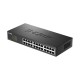 Коммутатор D-Link Неуправляемый коммутатор, 24x100Base-TX, корпус металл