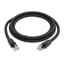 GCR Патч-корд прямой 30.0m UTP кат.6, черный, 24 AWG, ethernet high speed, RJ45, T568B, GCR-52539