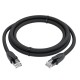 GCR Патч-корд прямой 30.0m UTP кат.6, черный, 24 AWG, ethernet high speed, RJ45, T568B, GCR-52539
