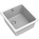 Кухонная мойка RIVELATO RIVELATO Мойка BERKANA 35 1-чаш 415*455, монтаж: универсальный, материал: кварц, цвет иней