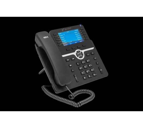 IP-телефон Flat-Phone B10: 20 SIP-аккаунтов, 2 порта 10/100/1000BASE-T (RJ-45), ЖК-дисплей, PoE, адаптер питания 220В, ТОРП IP-телефон Flat-Phone B10: 20 SIP-аккаунтов, 2 порта 10/100/1000BASE-T (RJ-45), ЖК-дисплей, PoE, адаптер питания 220В, ТОРП