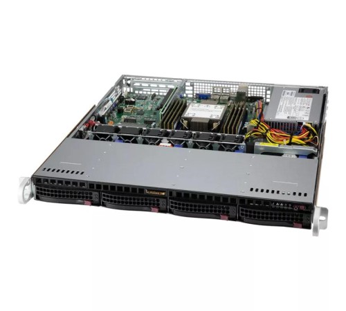 Серверная платформа/ Supermicro SERVER SYS-511R-M UP 1U X13SCH-SYS, CSE-813MF2TS-R0RCNBP,PWS-602A-1R,HF,R
