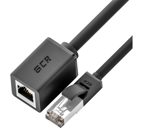 GCR Удлинитель патч-корда прямой 0.15m, FTP медь, кат.6, черный, никелированный коннектор, 24 AWG, Premium ethernet high speed 10 Гбит/с, RJ45, T568B, GCR-51571 GCR Удлинитель патч-корда прямой 0.15m, FTP медь, кат.6, черный, никелированный коннектор, 24 AWG, Premium ethernet high speed 10 Гбит/с, RJ45, T568B, GCR-51571