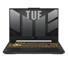 Ноутбук/ ASUS TUF F15 FX507ZI4-LP030 15.6"(1920x1080 (матовый, 144Hz) WVA)/Intel Core i7 12700H(2.3Ghz)/16384Mb/512PCISSDGb/noDVD/Ext:nVidia GeForce RTX4070(8192Mb)/Cam/BT/WiFi/90WHr/war 1y/2.2kg/Mecha Gray/DOS