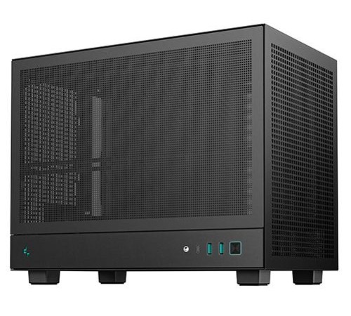 корпус Deepcool CH160 MESH без БП, черный, MINI-ITX (R-CH160-BKNMI0-G-1)