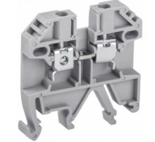 Клемма винтовая КВИ-2,5мм2 серая IEK