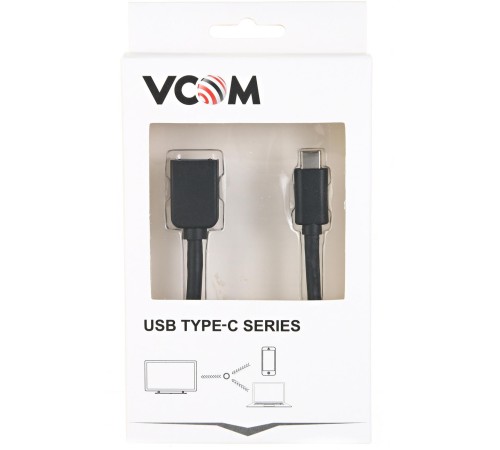 Кабель-адаптер/ Кабель-адаптер USB 3.1 Type-Cm --> USB 3.0 Af , OTG 1,5A , 5,0Gbps , 0,2m VCOM <CU409> Кабель-адаптер/ Кабель-адаптер USB 3.1 Type-Cm --> USB 3.0 Af , OTG 1,5A , 5,0Gbps , 0,2m VCOM <CU409>