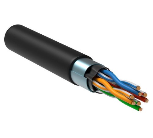 ITK Витая пара F/UTP 5E 4х2х24AWG LDPE черный (305м) РФ/С