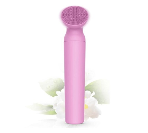 Вибромассажер для лица Fittop L-Clean, розовый