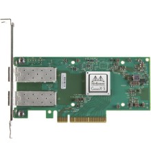 Сетевой адаптер Mellanox ConnectX-5 EN network interface card, 25GbE dual-port SFP28, PCIe Gen 3.0 x8, UEFI Enabled (x86/Arm), tall bracket, (analog MCX512A-ACAT) 1 year