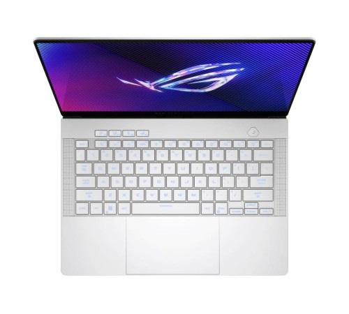Ноутбук/ ASUS ROG Zephyrus G14 GA403UU-QS080 14"(2880x1800 OLED 120Hz)/AMD Ryzen 7 8845HS(3.8Ghz)/16384Mb/1024PCISSDGb/noDVD/Ext:nVidia GeForce RTX4050(6144Mb)/Cam/BT/WiFi/73WHr/war 1y/1.5kg/Platinum White/DOS Ноутбук/ ASUS ROG Zephyrus G14 GA403UU-QS080 14"(2880x1800 OLED 120Hz)/AMD Ryzen 7 8845HS(3.8Ghz)/16384Mb/1024PCISSDGb/noDVD/Ext:nVidia GeForce RTX4050(6144Mb)/Cam/BT/WiFi/73WHr/war 1y/1.5kg/Platinum White/DOS