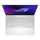 Ноутбук/ ASUS ROG Zephyrus G14 GA403UU-QS080 14"(2880x1800 OLED 120Hz)/AMD Ryzen 7 8845HS(3.8Ghz)/16384Mb/1024PCISSDGb/noDVD/Ext:nVidia GeForce RTX4050(6144Mb)/Cam/BT/WiFi/73WHr/war 1y/1.5kg/Platinum White/DOS