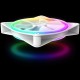 Кулер для корпуса ПК/ Case Cooler NZXT F140 RGB Duo (140x140x25mm, 4-pin PWM, RGB, 84.75CFM, 36dBA, 1800RPM, White)
