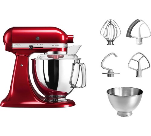 Настольный миксер KitchenAid Настольный миксер с откидным блоком Artisan 4.8 л, карамельное яблоко Настольный миксер KitchenAid Настольный миксер с откидным блоком Artisan 4.8 л, карамельное яблоко