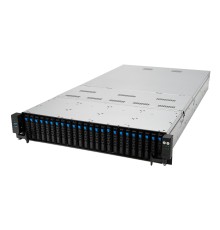 Серверная платформа/ ASUS RS720-E10-RS24U, 2U, 2x Socket P+ LGA 4189 3rd gen, 32x DDR4 3200, up to 9 x Expansion slots*, VROC, 24 x 2.5" hsb (12x NVMe + 12x SATA/SAS/NVME*, 2 x M.2 connector (2280/2260. PCIe Gen4x4), 2 x 10GbE (X710-AT2) RJ45, 1+1 24