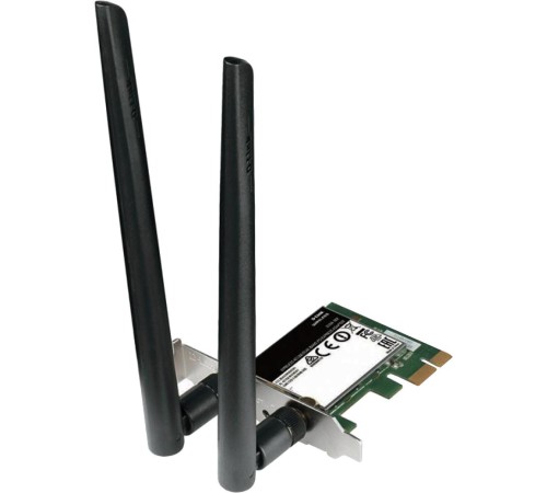 Адаптер/ DWA-582/RU/10/B AC1200 Wi-Fi PCI Express Adapter, 2x2dBi detachable antennas, 10pcs/pack Адаптер/ DWA-582/RU/10/B AC1200 Wi-Fi PCI Express Adapter, 2x2dBi detachable antennas, 10pcs/pack
