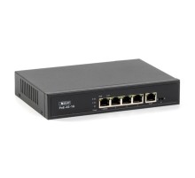 Коммутатор (4070)SKAT PoE-4E-1G коммутатор PoE Plus, мощность 80Вт, порты: 4-Ethernet, 1-Uplink