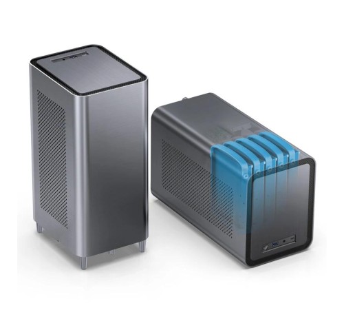 Корпус без блока питания/ Case JONSBO N1, Desktop SFF, 1x140mm, 1xUSB-A 3.0 + 1xUSB-C 3.2, SFX PSU Support, mITX Gray Корпус без блока питания/ Case JONSBO N1, Desktop SFF, 1x140mm, 1xUSB-A 3.0 + 1xUSB-C 3.2, SFX PSU Support, mITX Gray