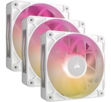 Кулер для корпуса/ Case Cooler Corsair iCUE LINK RX120 MAX RGB (120x120x30mm, 4-pin PWM, RGB, 71.3CFM, 29.5dBA, 2000RPM, White, 3pcs)