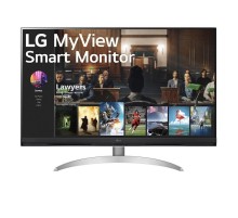 Монитор LG LCD 32SQ700S-W/ LG MyView 32SQ700S-W 31.5'' 4K UHD Smart Monitor, VA, 250cd/m2, 16:9, 5мс (GtG), 60Hz, 178/178, speakers 5Wx2, внешний БП, USB Type-C™ (PD 65 W), 2xHDMI, USB, VESA 100x100 mm, webOS