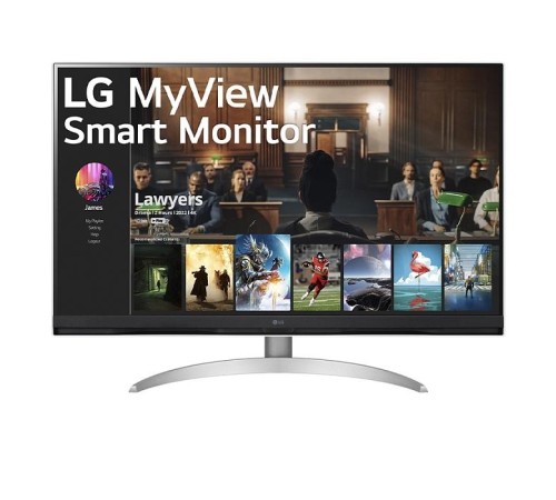 Монитор LG LCD 32SQ700S-W/ LG MyView 32SQ700S-W 31.5'' 4K UHD Smart Monitor, VA, 250cd/m2, 16:9, 5мс (GtG), 60Hz, 178/178, speakers 5Wx2, внешний БП, USB Type-C™ (PD 65 W), 2xHDMI, USB, VESA 100x100 mm, webOS Монитор LG LCD 32SQ700S-W/ LG MyView 32SQ700S-W 31.5'' 4K UHD Smart Monitor, VA, 250cd/m2, 16:9, 5мс (GtG), 60Hz, 178/178, speakers 5Wx2, внешний БП, USB Type-C™ (PD 65 W), 2xHDMI, USB, VESA 100x100 mm, webOS