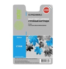 -/ Картридж струйный Cactus CS-PGI2400XLC голубой (20.4мл) для Canon MAXIFY iB4040/ МВ5040/ МВ5340