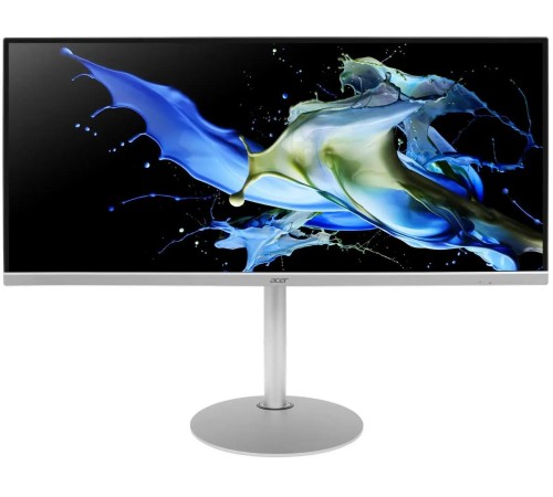Монитор/ ACER CB342CUsemiphuzx 34'', ZeroFrame, Silver, 21:9, IPS, 3440x1440, 1 / 4ms, 400cd, 75Hz, 1xHDMI(2.0) + 1xDP(1.2) + 1xType-C(65W) + RJ45 + Audio out + USB 3.0x2+USB-B (2up 2down), Speakers 3Wx2, sync FreeSync, HDR 400, H.Adj. 150 Монитор/ ACER CB342CUsemiphuzx 34'', ZeroFrame, Silver, 21:9, IPS, 3440x1440, 1 / 4ms, 400cd, 75Hz, 1xHDMI(2.0) + 1xDP(1.2) + 1xType-C(65W) + RJ45 + Audio out + USB 3.0x2+USB-B (2up 2down), Speakers 3Wx2, sync FreeSync, HDR 400, H.Adj. 150