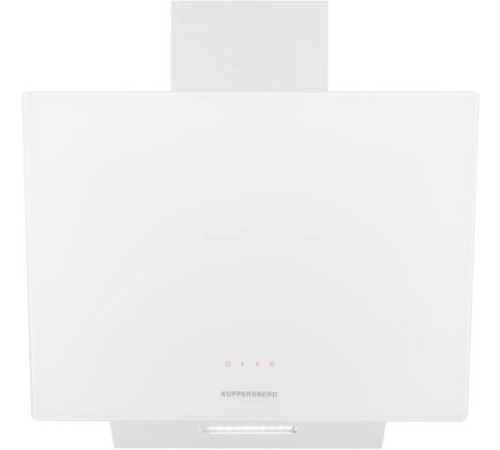 Вытяжка Kuppersberg/ наклонная, 60 см, 850 м3/ч, отвод/рециркуляция, 3 скорости, белый цвет