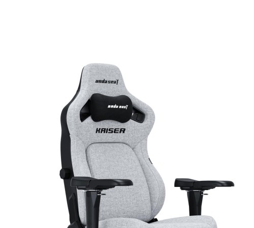 Кресло игровое Anda Seat Kaiser 4 XL Ash Grey Fabric (модель AD12) Кресло игровое Anda Seat Kaiser 4 XL Ash Grey Fabric (модель AD12)