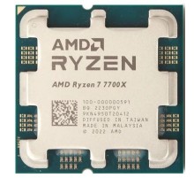 Процессор/ APU AM5 AMD Ryzen 7 7700X (Raphael, 8C/16T, 4.5/5.4GHz, 32MB, 105W,Radeon Graphic) OEM