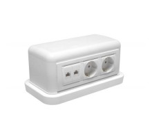 Напольная башенка BUS, 12 модулей, белая