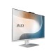 Моноблок/ MSI Modern AM272P 1M 27"(1920x1080 (матовый) IPS)/Intel Core 5 120U(Ghz)/8192Mb/256PCISSDGb/noDVD/Int:Intel® Graphics/Cam/BT/WiFi/-/war 1y/7.5kg/White/DOS + Wireless KB+M