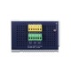 коммутатор/ PLANET IP30 L2+ SNMP Manageable 8-Port Gigabit POE+(AT) Switch + 2-Port Gigabit SFP Industrial Switch (-40 to 75 C), ERPS Ring Supported, 1588