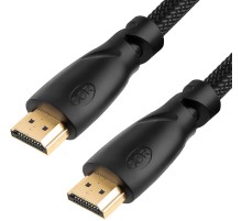 Greenconnect Кабель 1.8m HDMI версия, 2.0 HDR 4:2:2, Ultra HD, 4K 60 fps 60Hz/5K*30Hz, 3D, AUDIO, 18.0 Гбит/с, 28/28 AWG, OD7.3mm, тройной экран, черный нейлон, GCR-HM811-1.8m