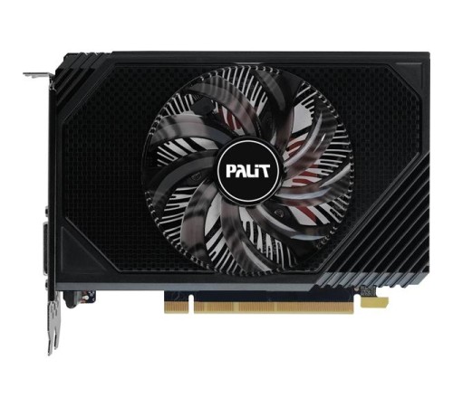 Видеокарта PALIT NE63050018JE-1072F RTX3050 STORMX 6GB GDDR6 96bit DVI HDMI DP Видеокарта PALIT NE63050018JE-1072F RTX3050 STORMX 6GB GDDR6 96bit DVI HDMI DP