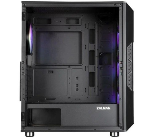 корпус ZALMAN I3 NEO BLACK, ATX, BLACK, FRONT MESH, WINDOW, 2x3.5", 3x2.5", 1xUSB2.0, 2xUSB3.0, FRONT 3x120mm FRGB, REAR 1x120mm FRGB