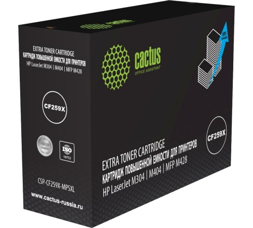 -/ Картридж лазерный Cactus CSP-CF259X-MPSXL CF259X черный (20000стр.) для HP LJ M304/M404/MFP M428