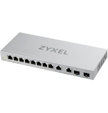 Коммутатор/ Zyxel XGS1210-12 Multi-Gigabit Smart L2 Switch, 8xGE, 2x1/2.5GE, 2xSFP+, Desktop, Silent
