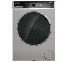 Стиральная машина с паром KORTING/ Стиральная машина с паром KORTING, отдельностоящая, фронтальная, глубина 58 см, инверторный мотор, загрузка 9 кг, отжим 400-1200 об/мин, сенсорное управление, цифровой дисплей, 15 программ, отложенный старт до 24 ч, блок