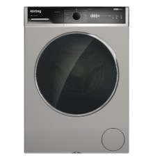 Стиральная машина с паром KORTING/ Стиральная машина с паром KORTING, отдельностоящая, фронтальная, глубина 58 см, инверторный мотор, загрузка 9 кг, отжим 400-1200 об/мин, сенсорное управление, цифровой дисплей, 15 программ, отложенный старт до 24 ч, блок