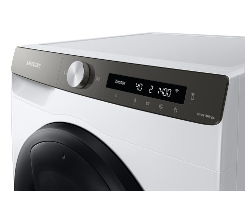 Стиральная машина Samsung/ WW5500T c Addwash, Eco Bubble, 850х600х550 мм, 9 кг, 1400, Пар, Инверторный мотор, Белый корпус/Черный люк Стиральная машина Samsung/ WW5500T c Addwash, Eco Bubble, 850х600х550 мм, 9 кг, 1400, Пар, Инверторный мотор, Белый корпус/Черный люк