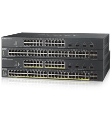 Коммутатор/ Zyxel NebulaFlex XMG1930-30 Hybrid Smart L2+ Switch, rack 19", 24xRJ-45: 1/2.5G, 4xRJ-45: 1/2.5/5/10G, 2xSFP+, standalone/cloud management