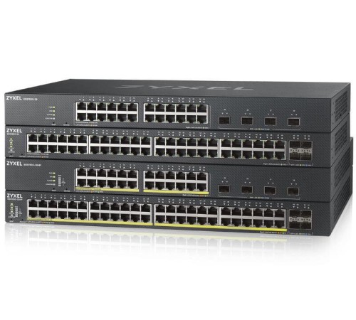 Коммутатор/ Zyxel NebulaFlex XMG1930-30 Hybrid Smart L2+ Switch, rack 19", 24xRJ-45: 1/2.5G, 4xRJ-45: 1/2.5/5/10G, 2xSFP+, standalone/cloud management
